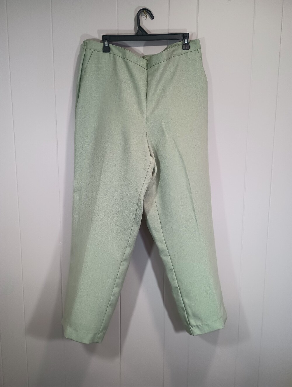 Alfred Dunner Mint Green Straight-Leg Women's Pants